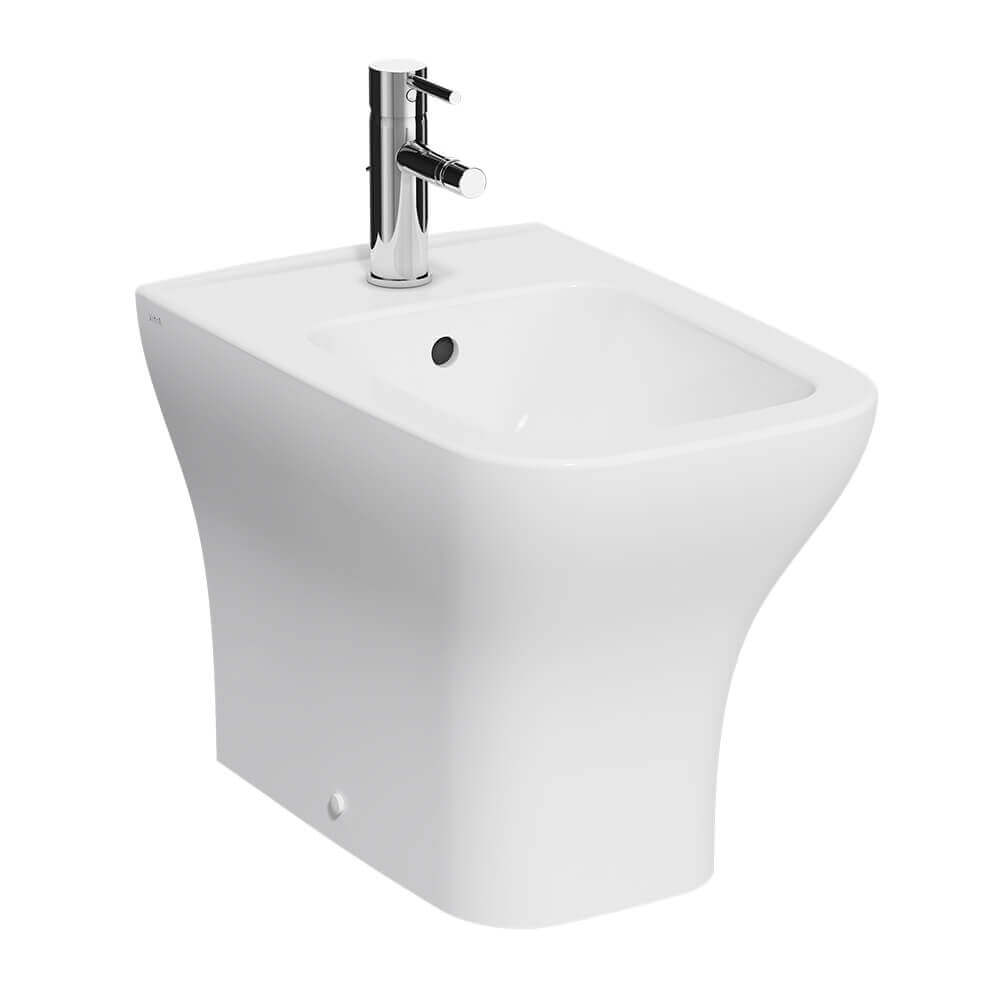 Sanitari Vitra filo muro Mia Square con wc rimless