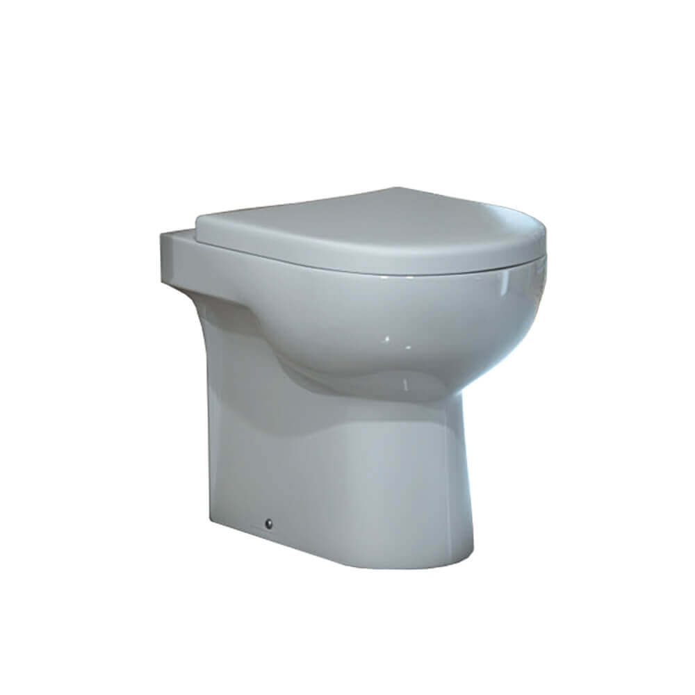 Wc filo muro rimless Calar ceramica bianca